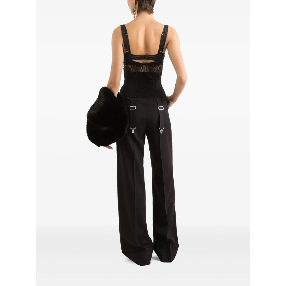 Dolce & Gabbana Black Trousers - Tailored Trousers Women - 4