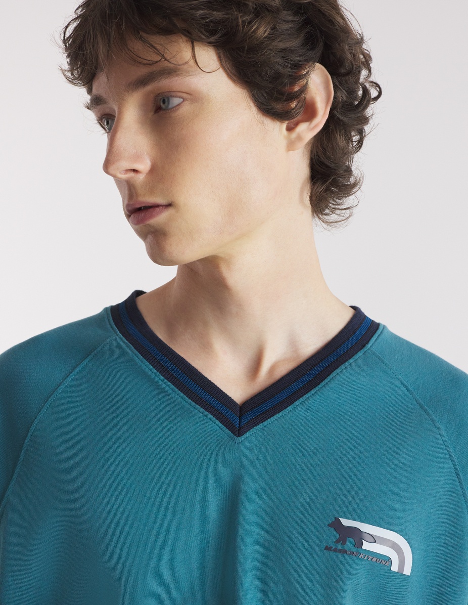 MAISON KITSUNE｜ (FLASH FOX RAGLAN LONG SLEEVES TEE-SHIR Maison Kitsuné Maison Kitsuné 