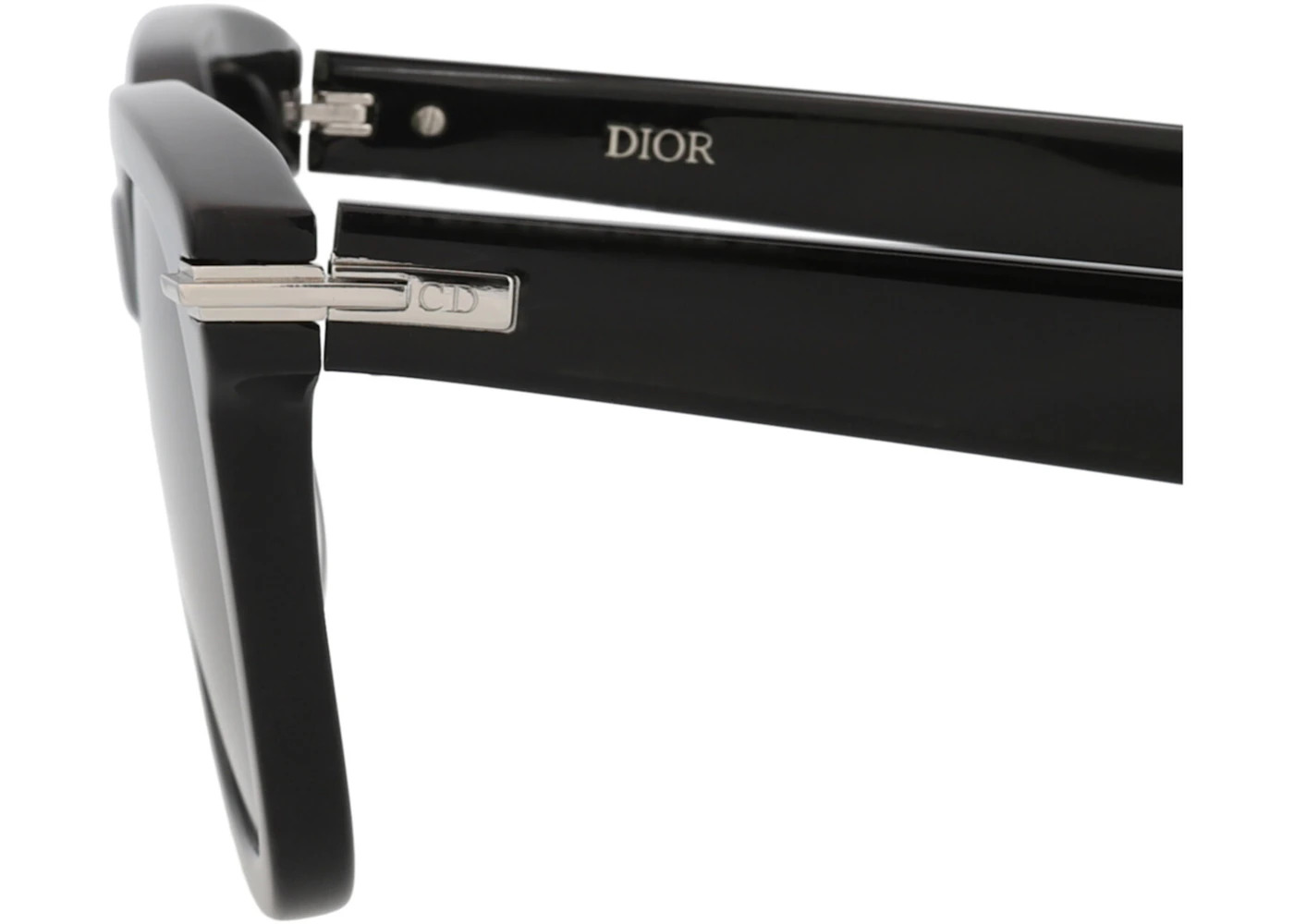 Dior Square-Frame Acetate Sunglasses Black Black Smoke (DM40074I-51-01D) - 4