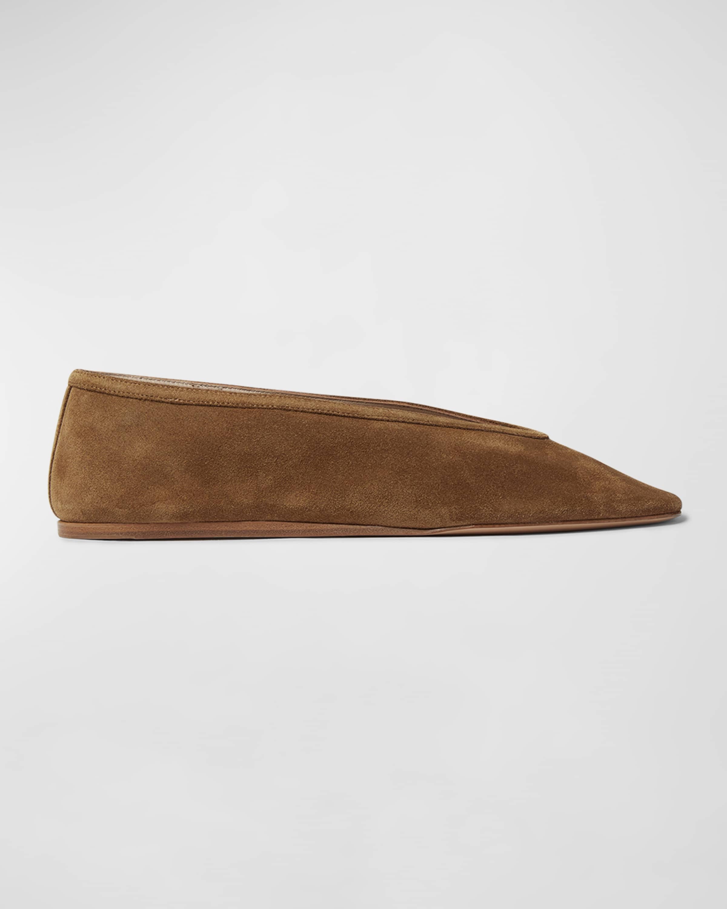 Luna Suede Ballerina Flats - 1