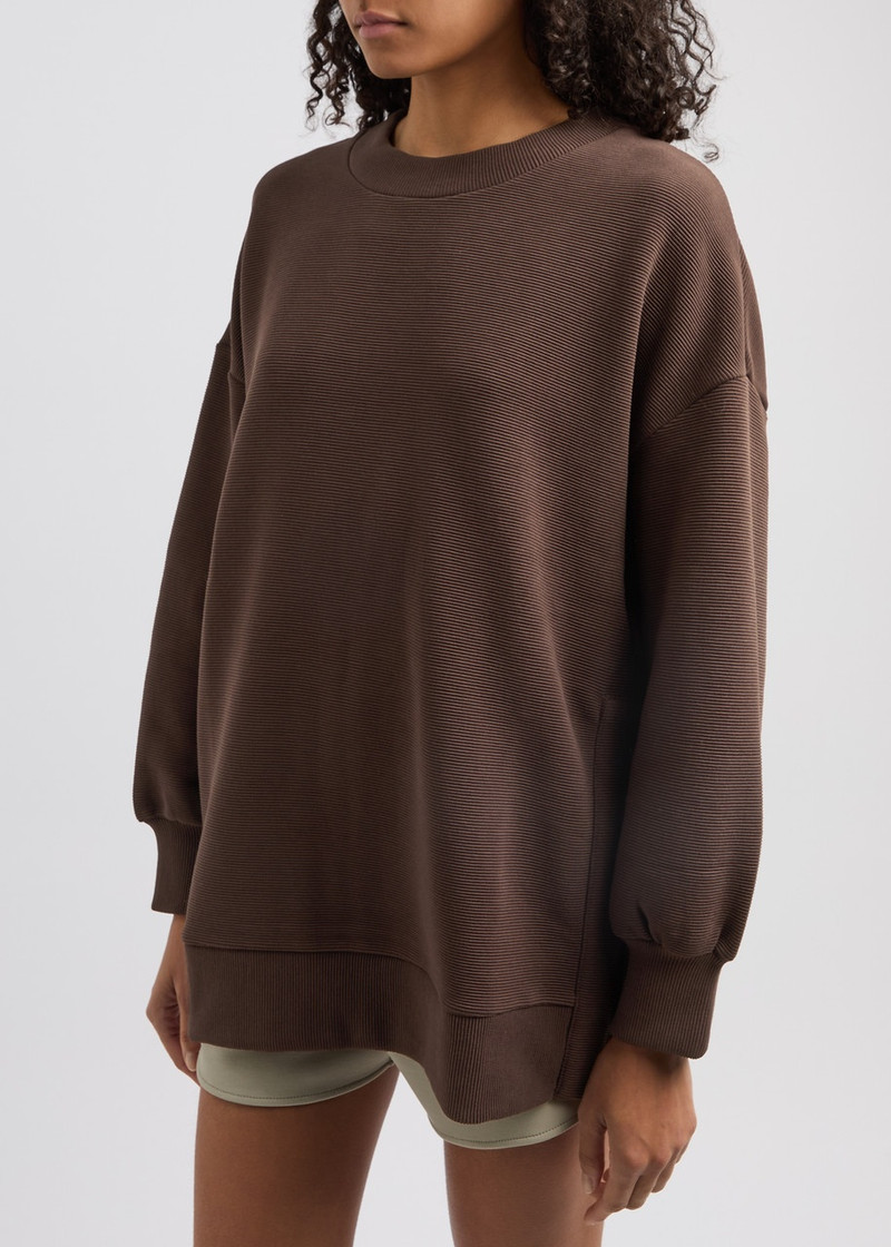 VARLEY Varley Mae Stretch-cotton Sweatshirt outlook