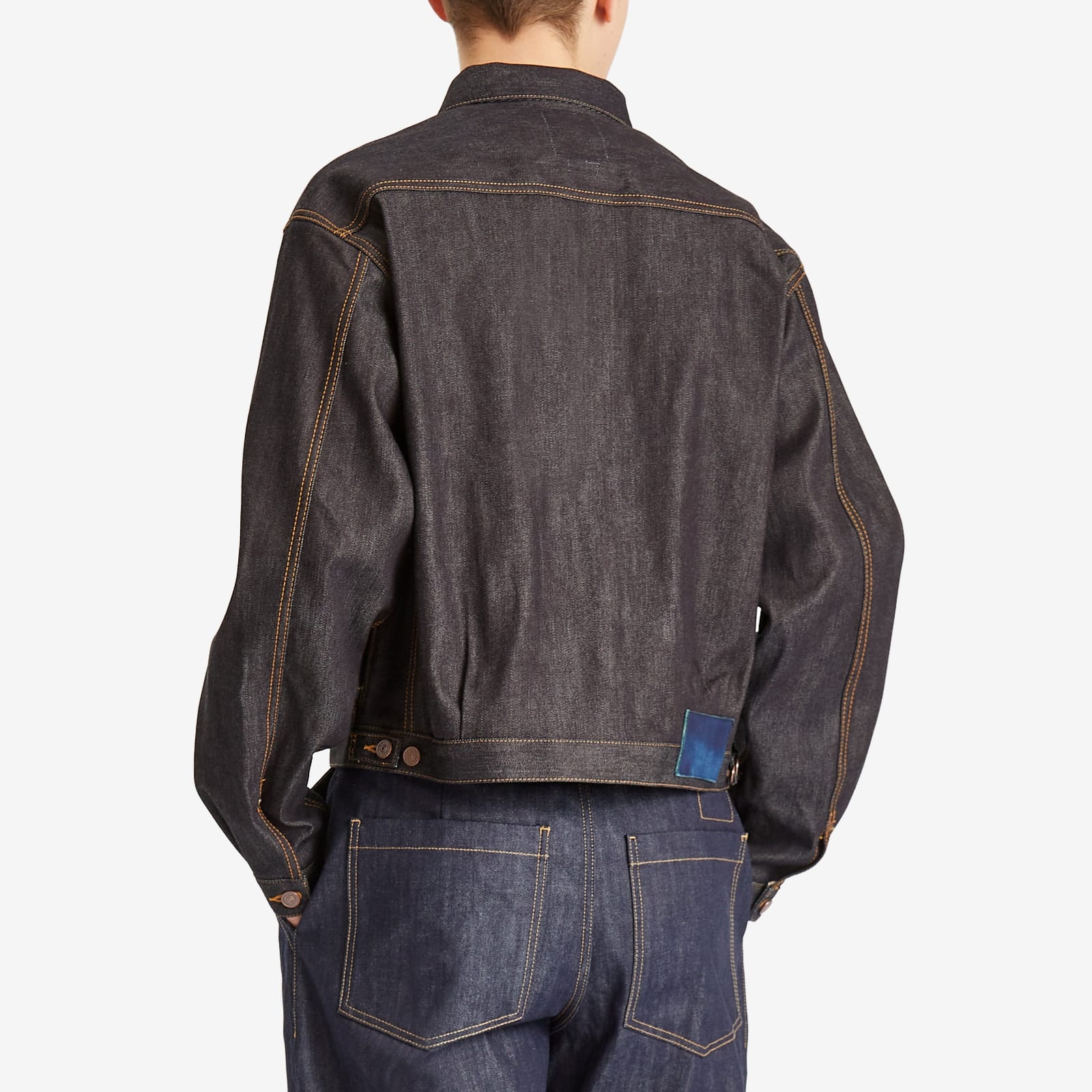 VISVIM　UNWASHED　デニムジャケット Visvim Men's 101 Unwashed Denim Jacket in Blue Denim Visvim