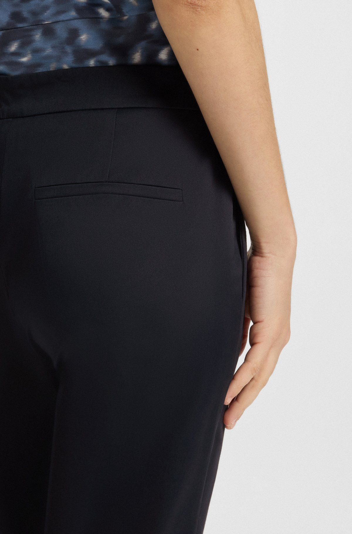 SLIM-FIT PANTS IN STRETCH COTTON - 5