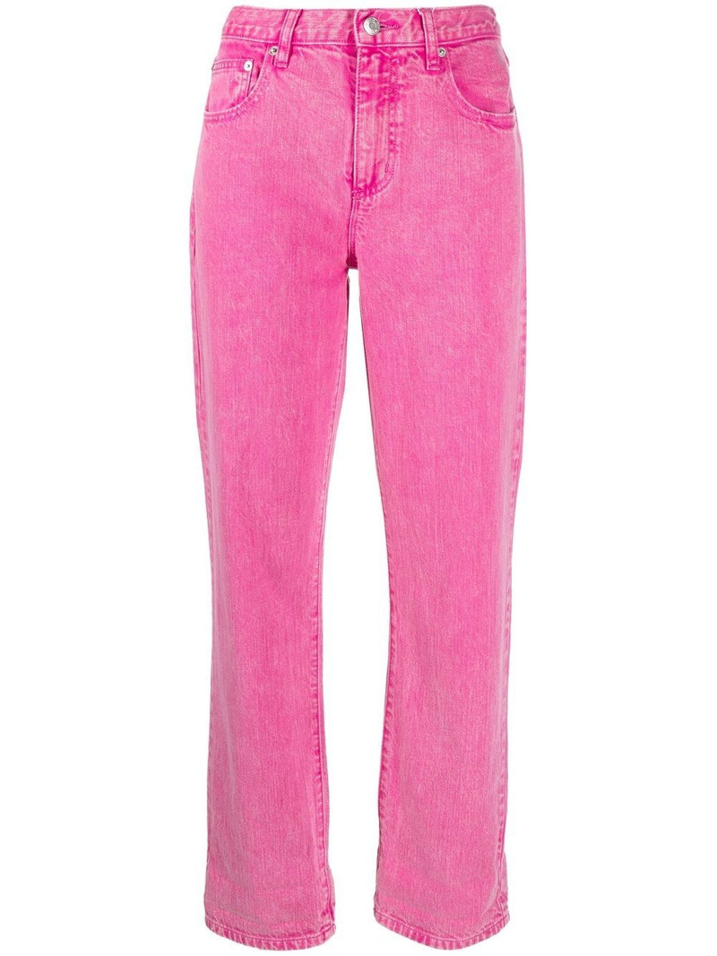 mid-rise straight jeans 1