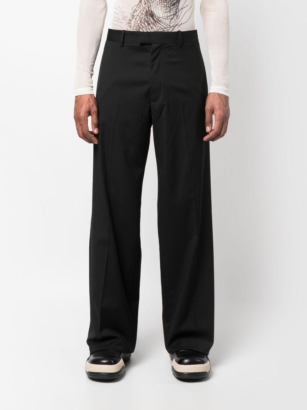 straight-leg trousers - 2