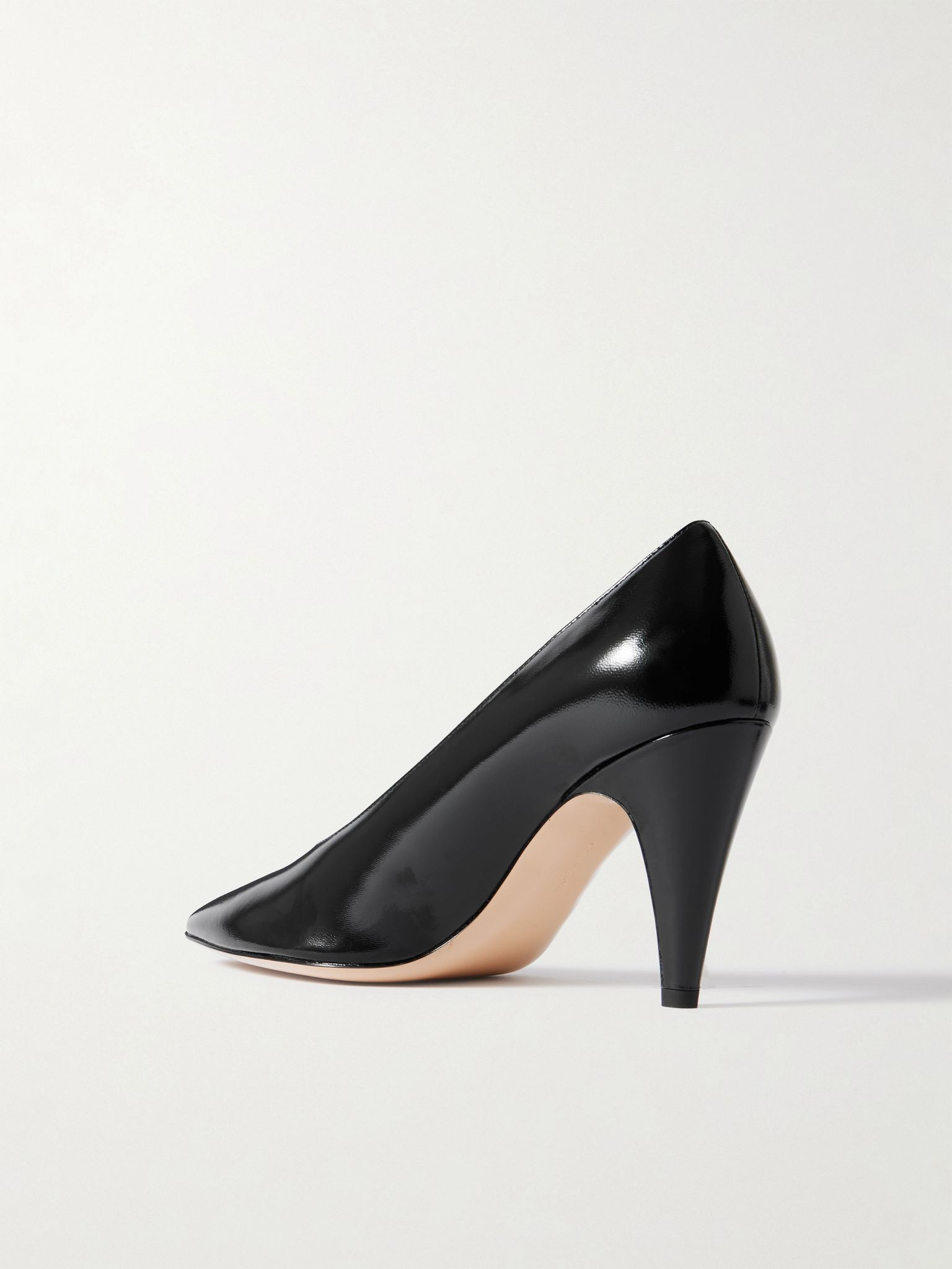 Amelia 85 patent-leather pumps Black - 3