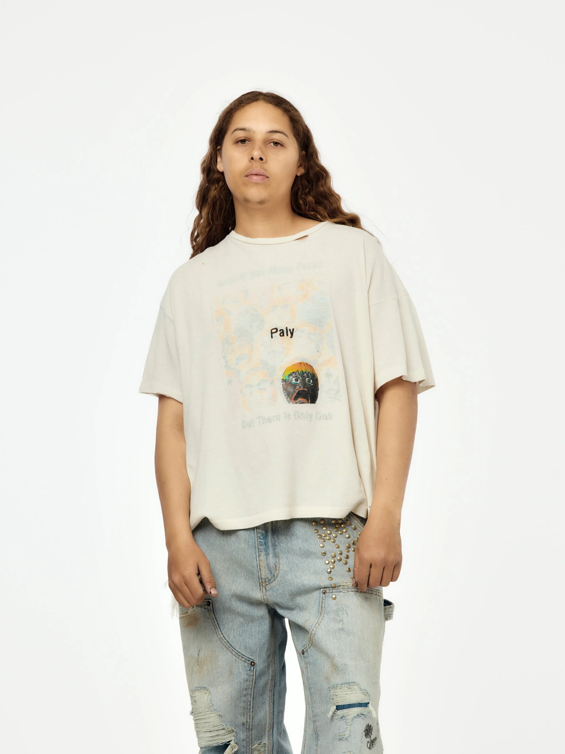 ANXIETY TEE (VINTAGE CREAM) - 1