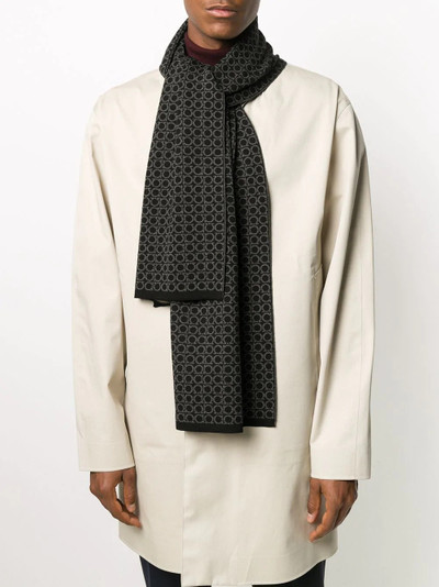 Salvatore Ferragamo Gancini-pattern scarf outlook