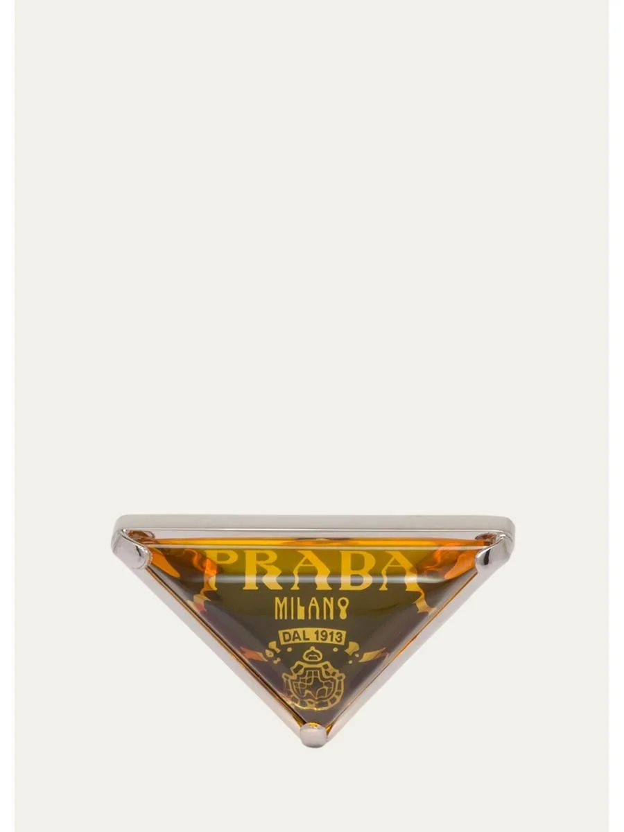 Triangle Embellished Clip Earrings - 1