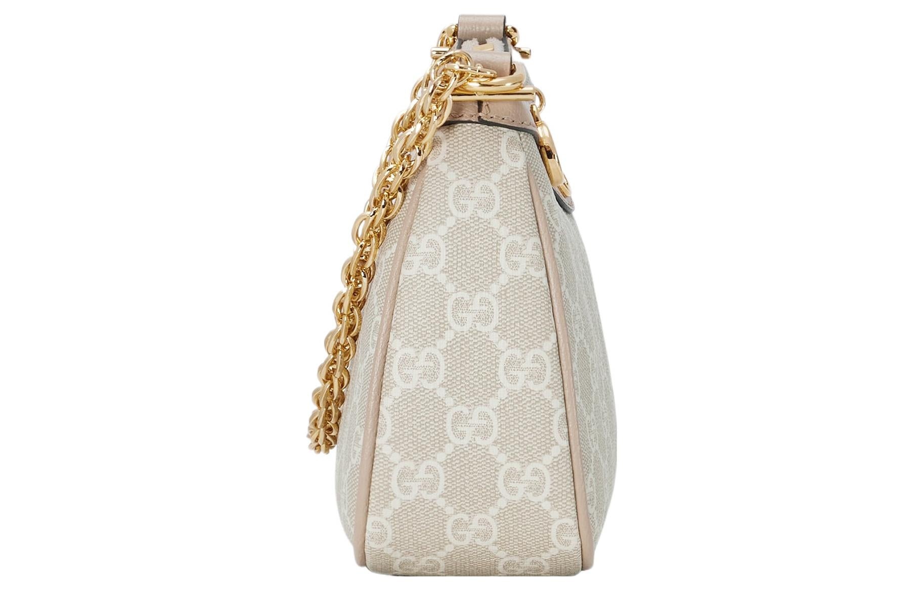 (WMNS) Gucci Ophidia GG Small Handbag 'Beige White' 735132-UULAG-9682 - 5