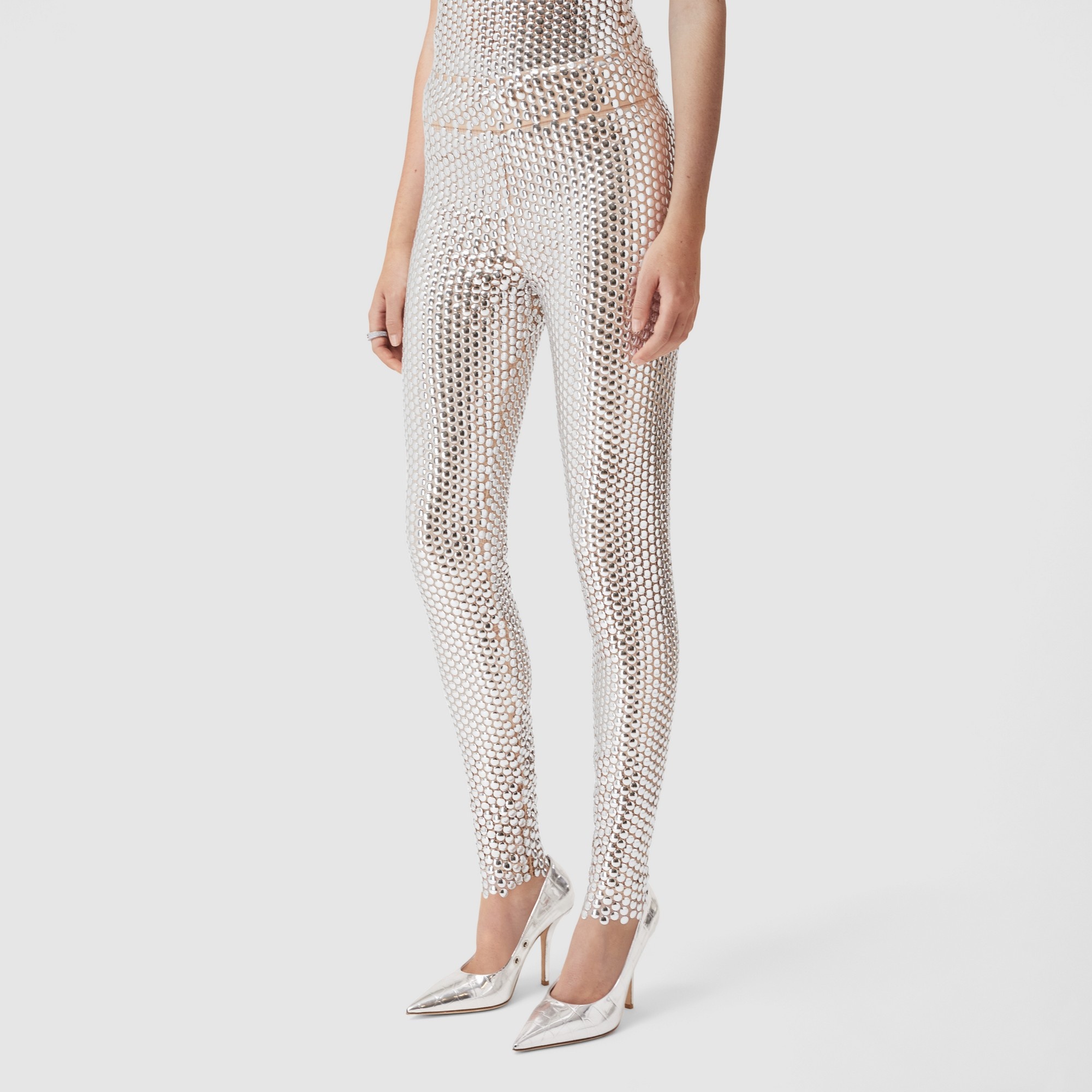Metallic Paillette-embellished Leggings – Exclusive Capsule Collection - 5