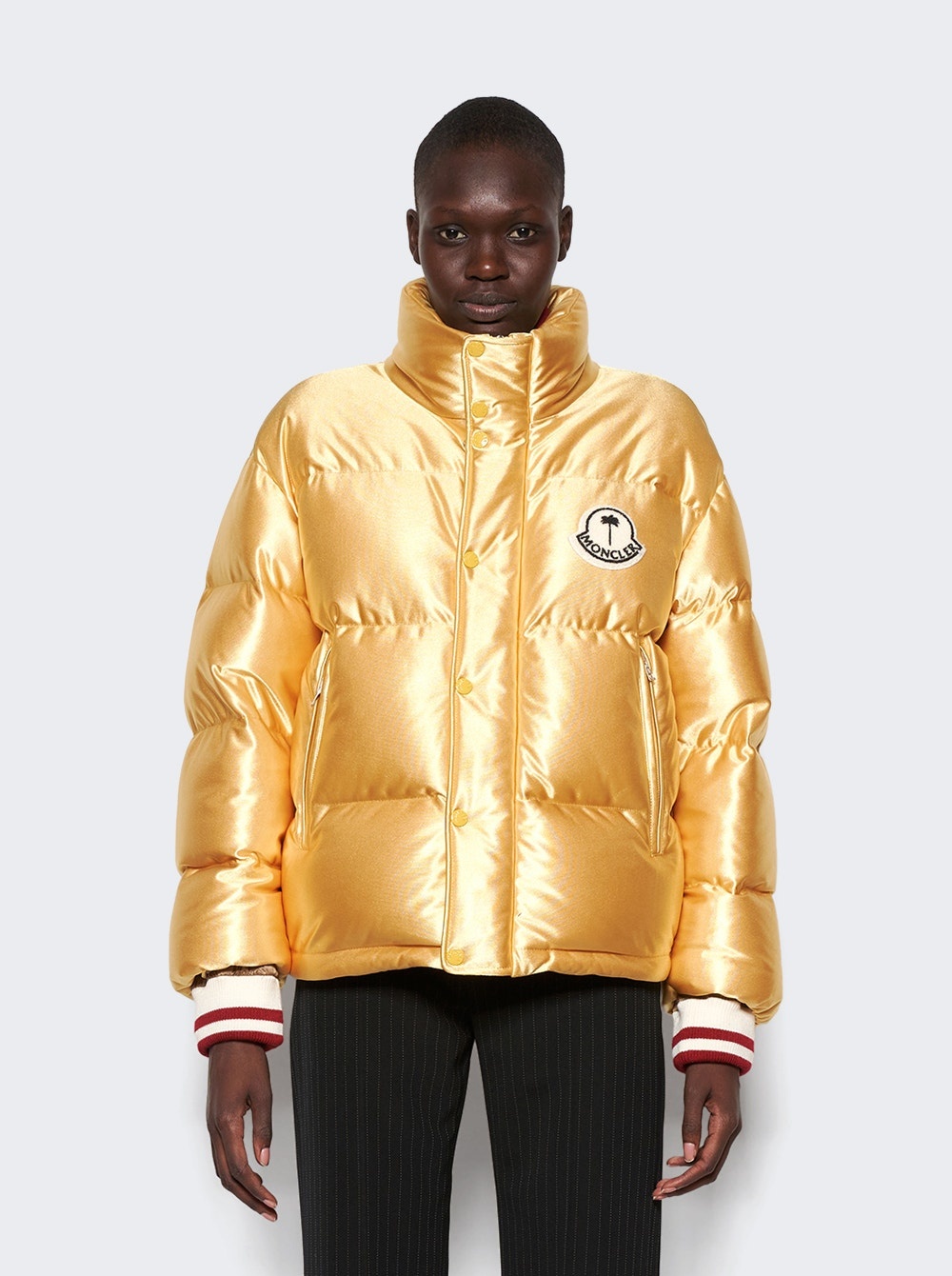 X Palm Angels Keon Shine Puffer Jacket - 3