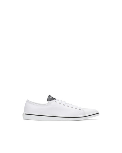 Prada Cotton gabardine pointy sneakers outlook