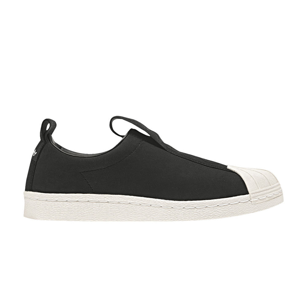 adidas Wmns Superstar BW3S Slip On Black White REVERSIBLE