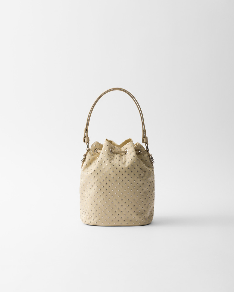 Re-Nylon mini-bag with studs 3