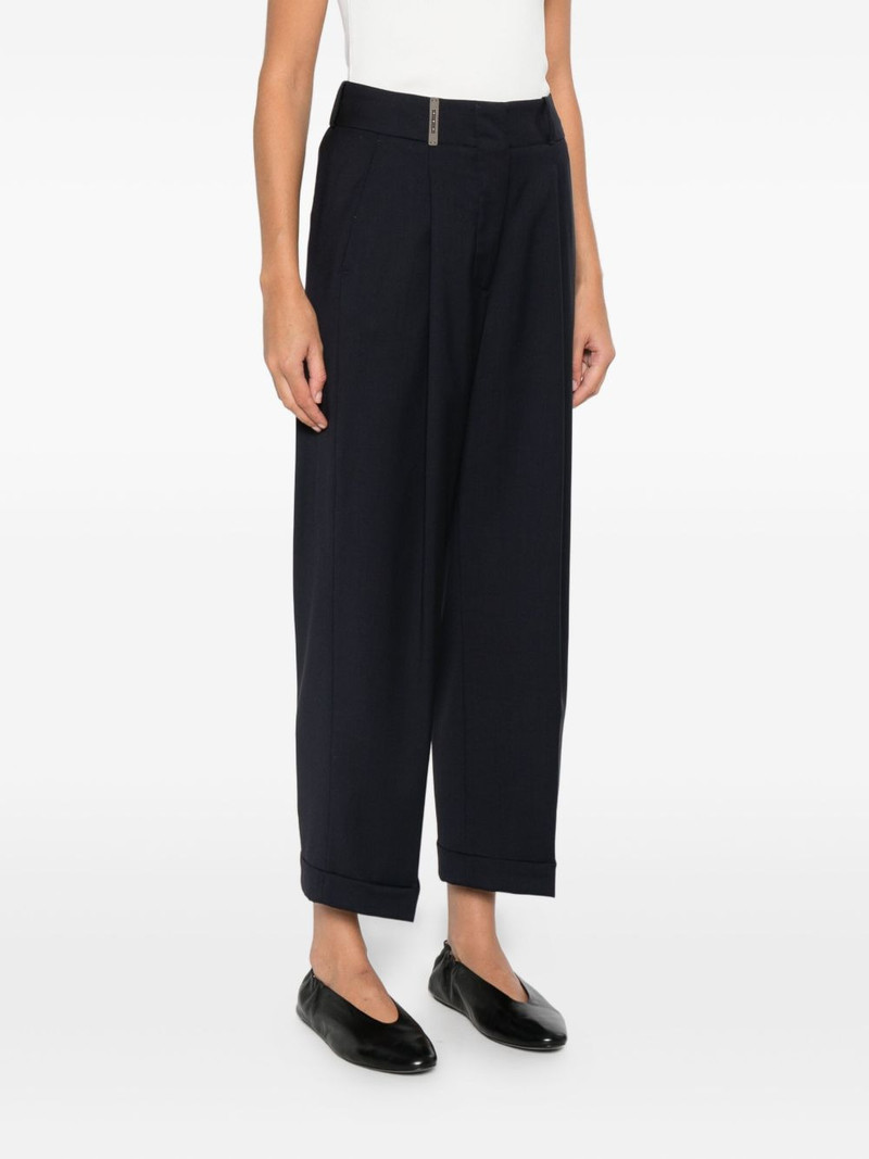 pleated cuffed trousers 3