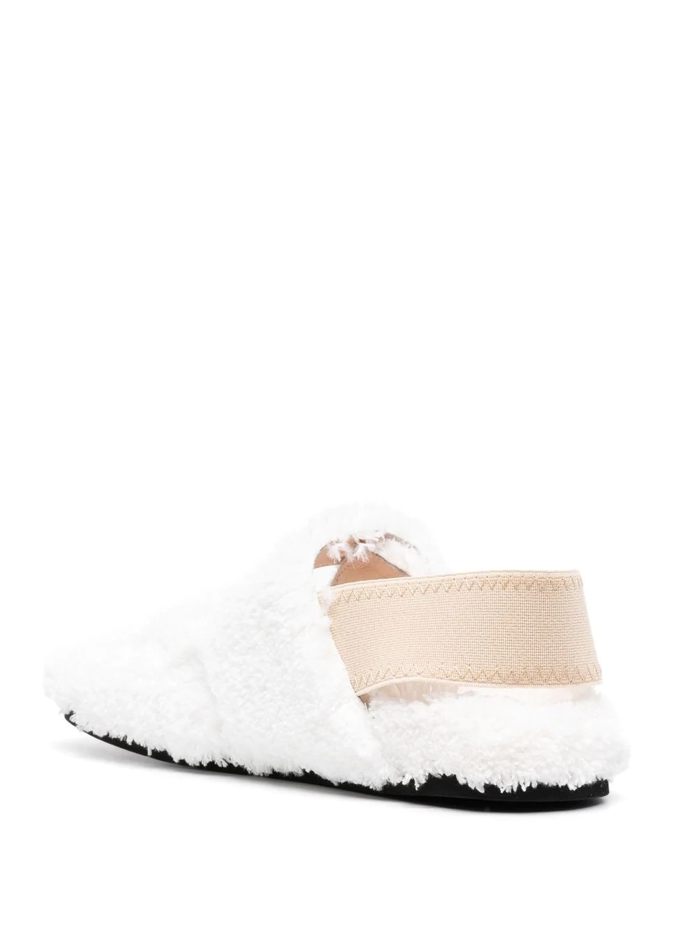 logo-embroidered Fussbett sandals - 3