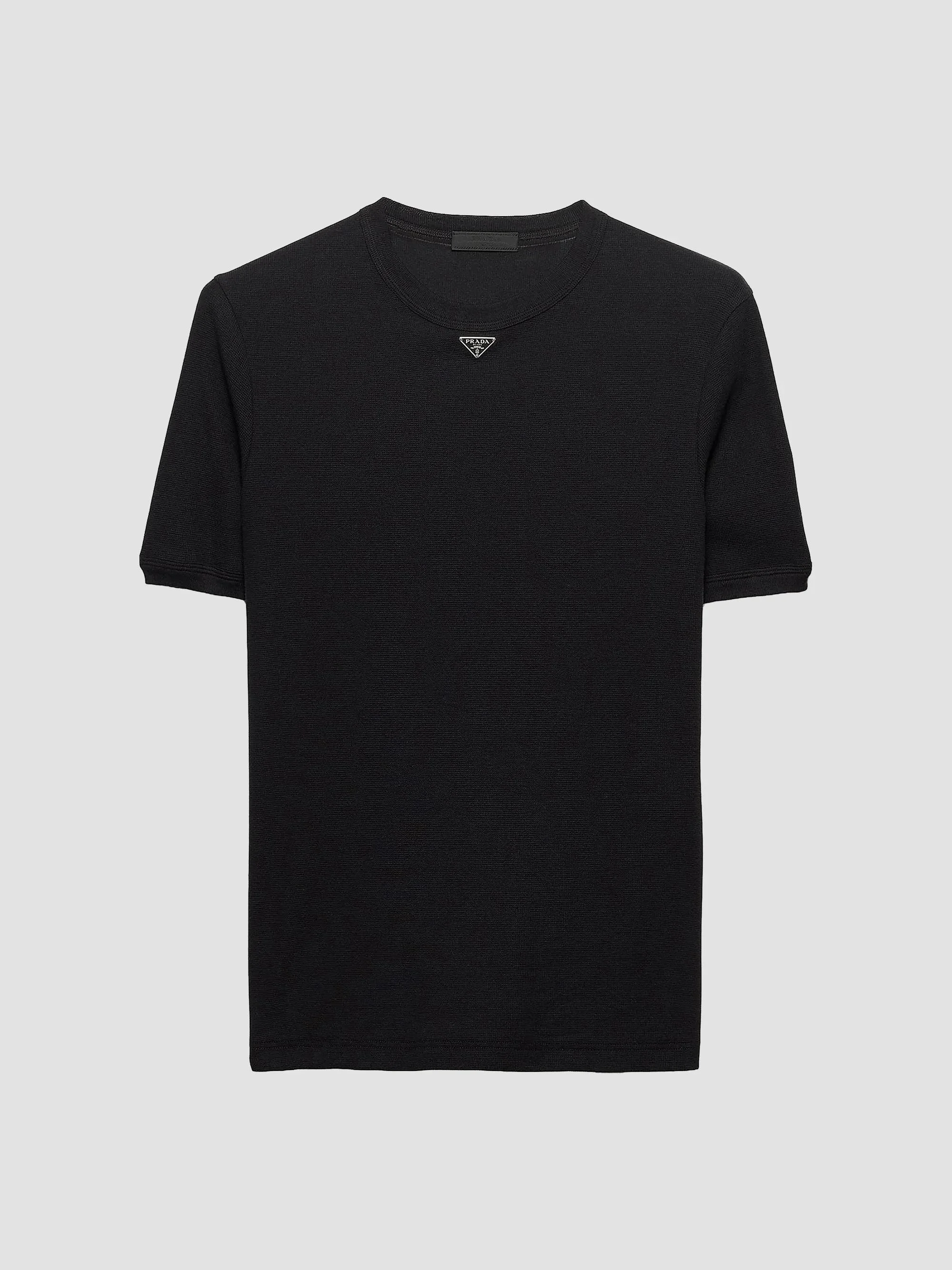 Men's Cotton T-Shirt - Black - 1