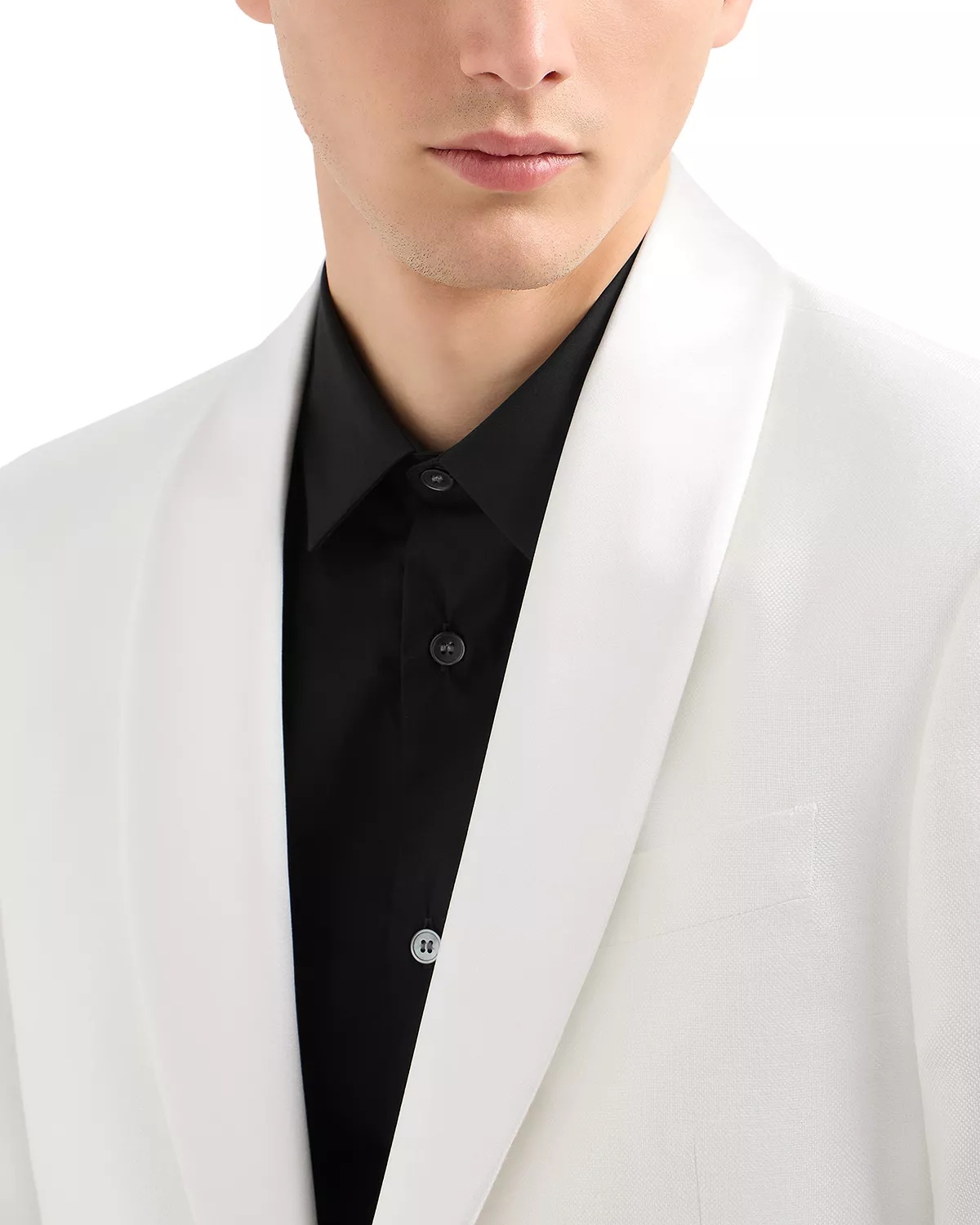 Satin Lapel Regular Fit Dinner Jacket - 4