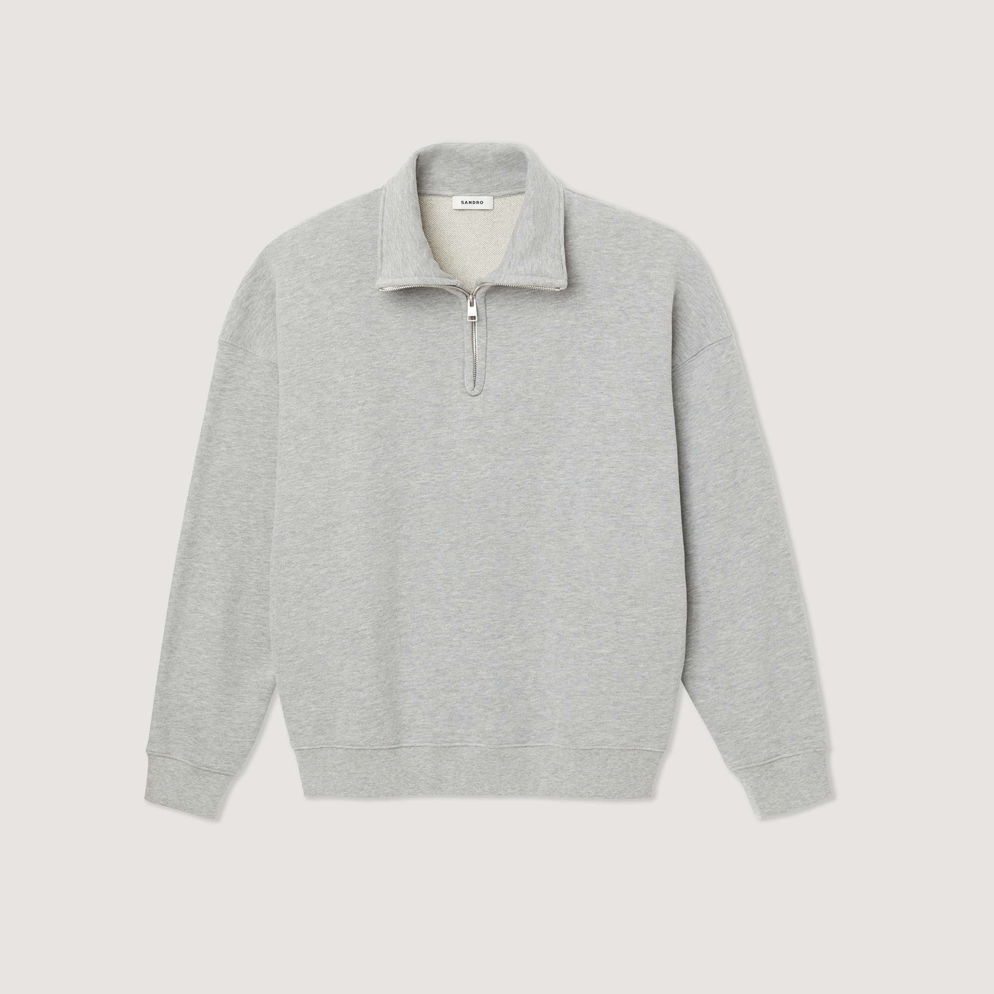 Oversized trucker-style sweatshirt - 1