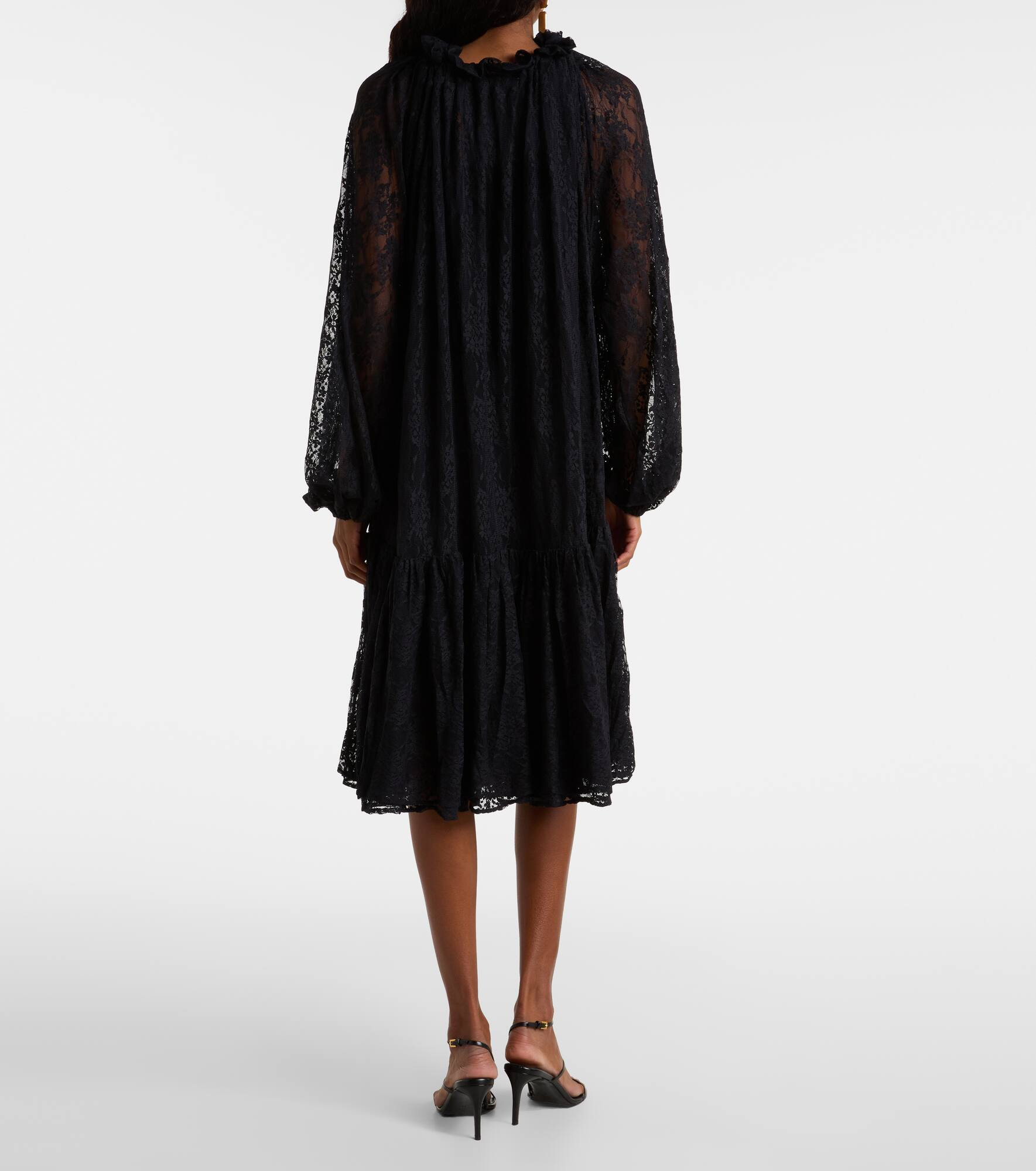 Lace midi dress - 3