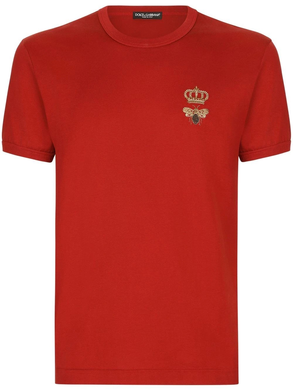 Bee and Crown applique T-shirt - 1