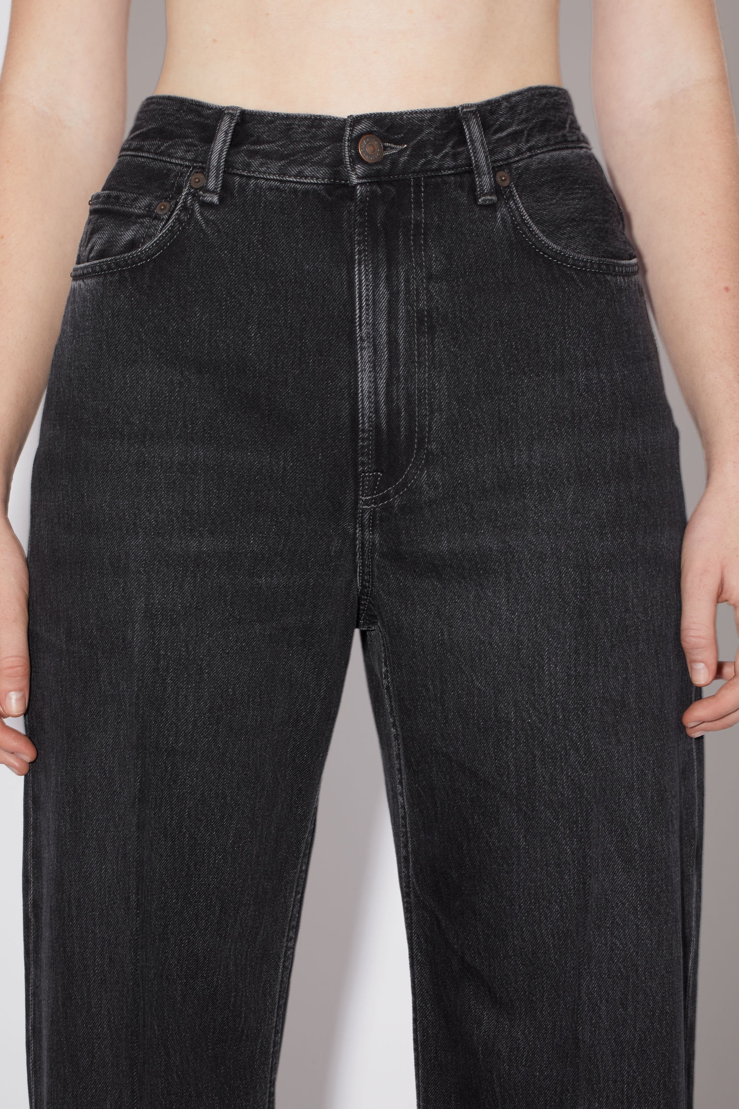 Loose bootcut jeans - Black - 5