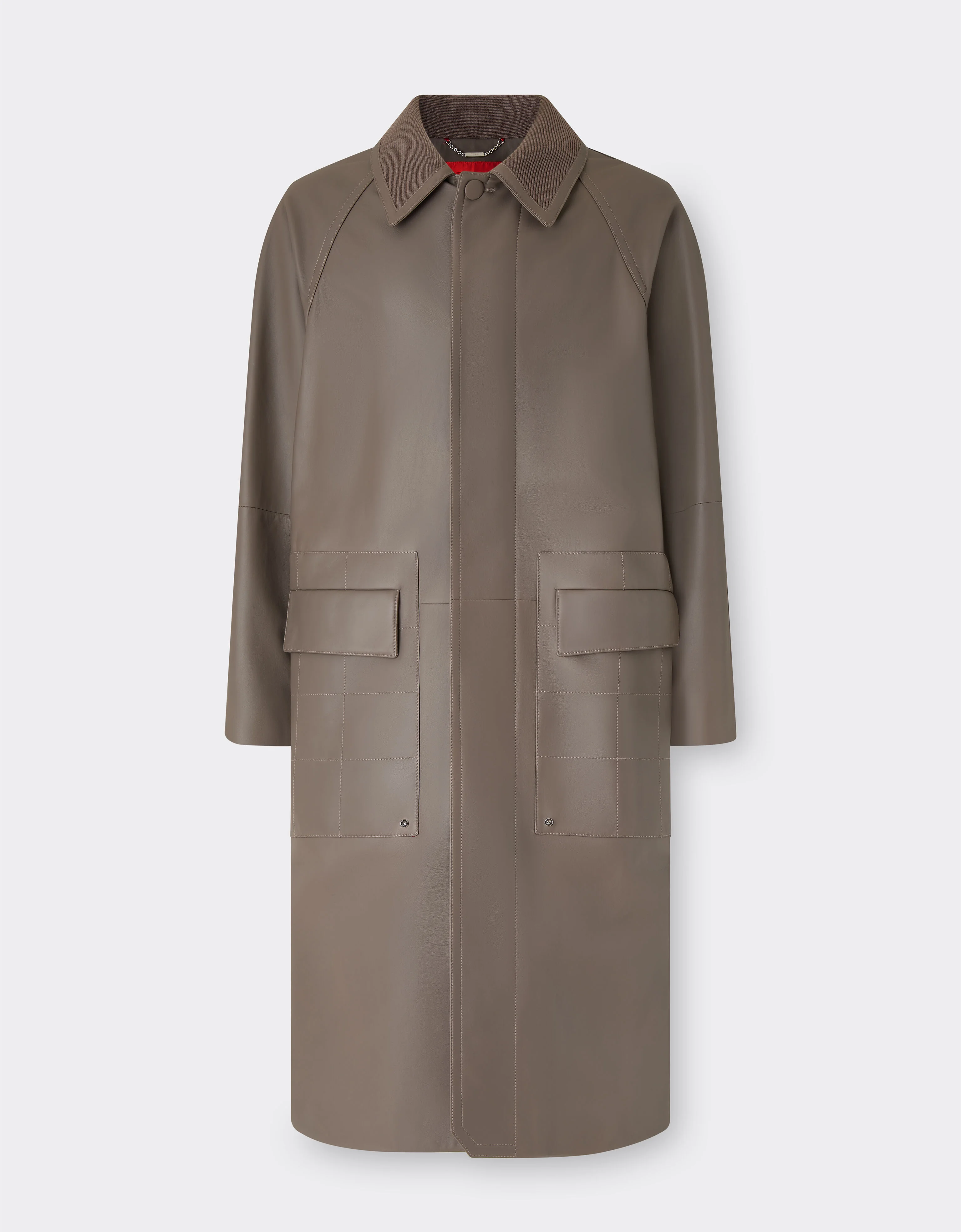 Rubberized nappa leather coat - 1