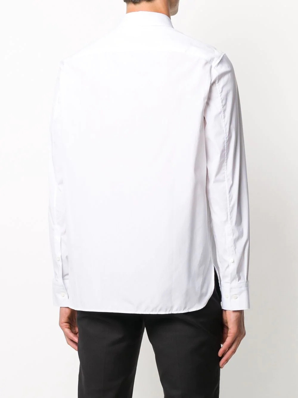 long sleeve poplin shirt - 4