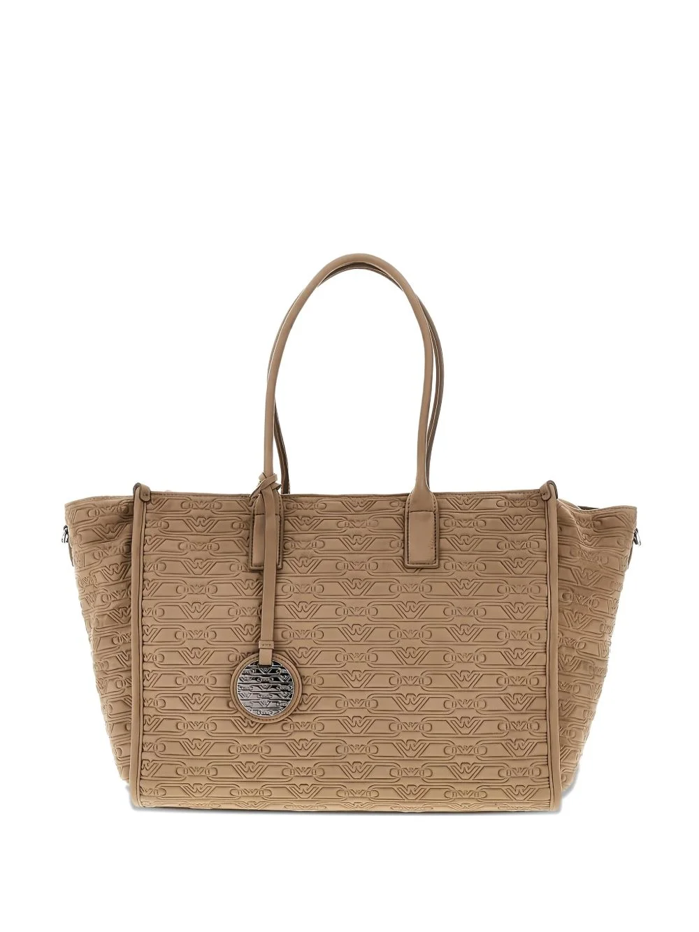 embossed-logo tote bag - 1