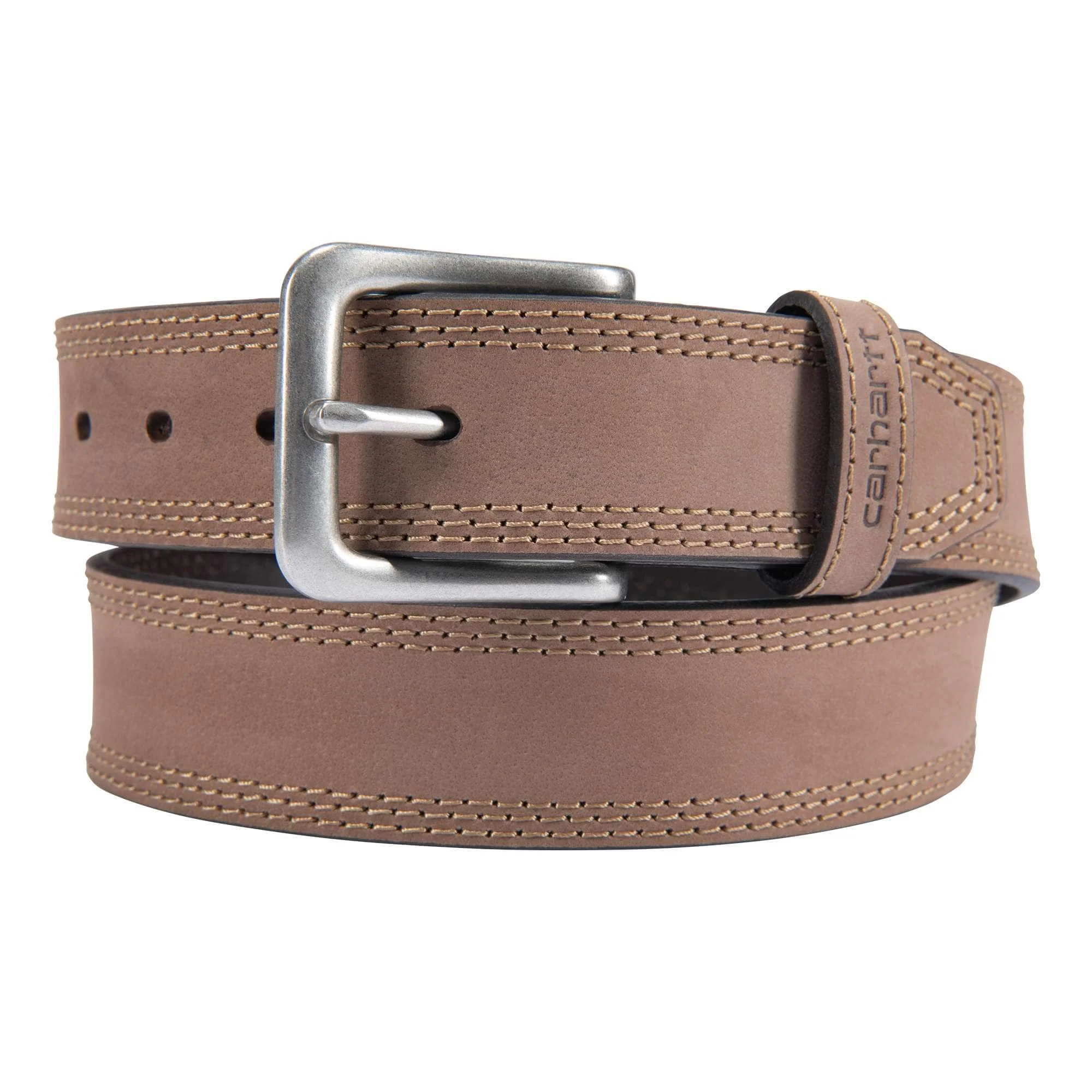 Leather Triple Stitch Belt - 1