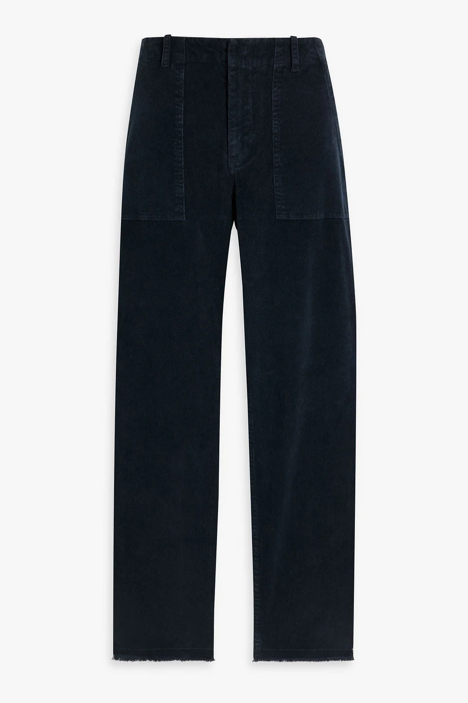 Jenna cropped cotton-blend corduroy slim-leg pants - 1