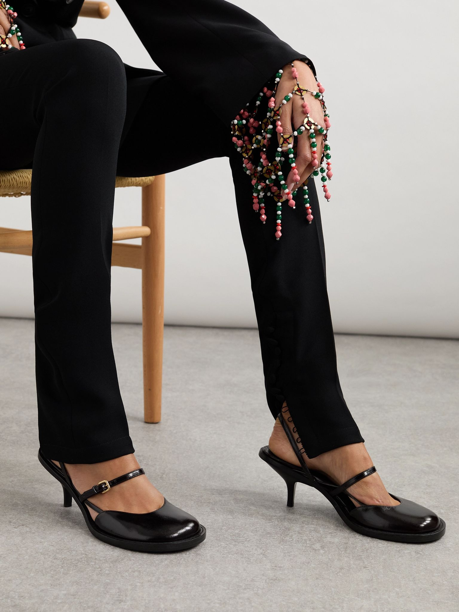 Patent-leather pumps Dark brown - 2