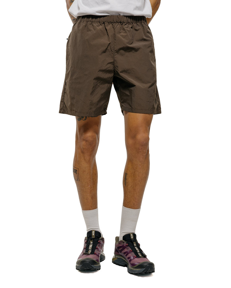 Goldwin Nylon Shorts Jet Brown outlook