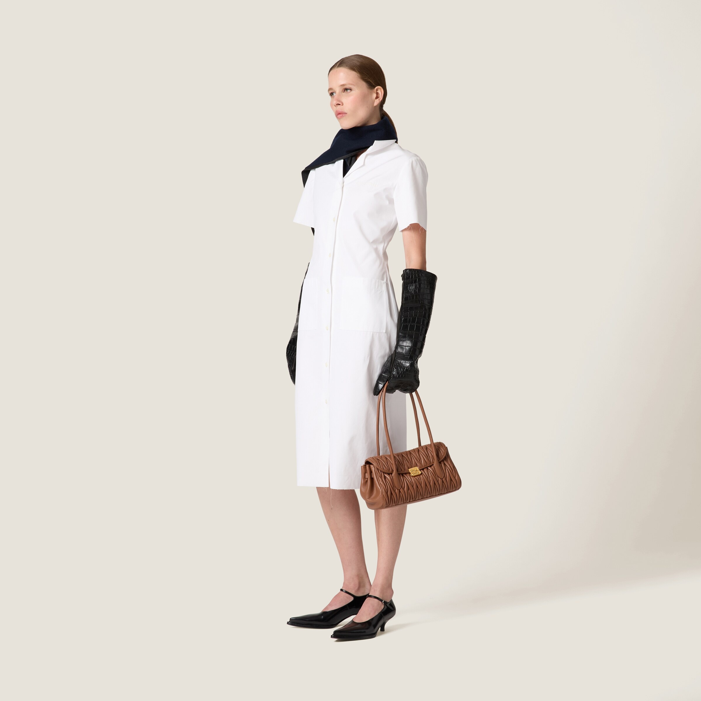Matelassé nappa leather shoulder bag - 5