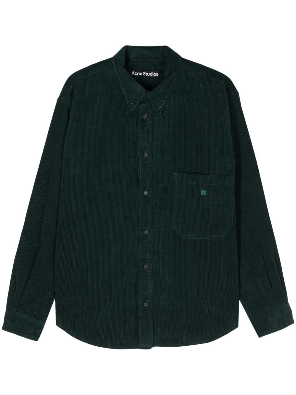 corduroy long-sleeve shirt - 1