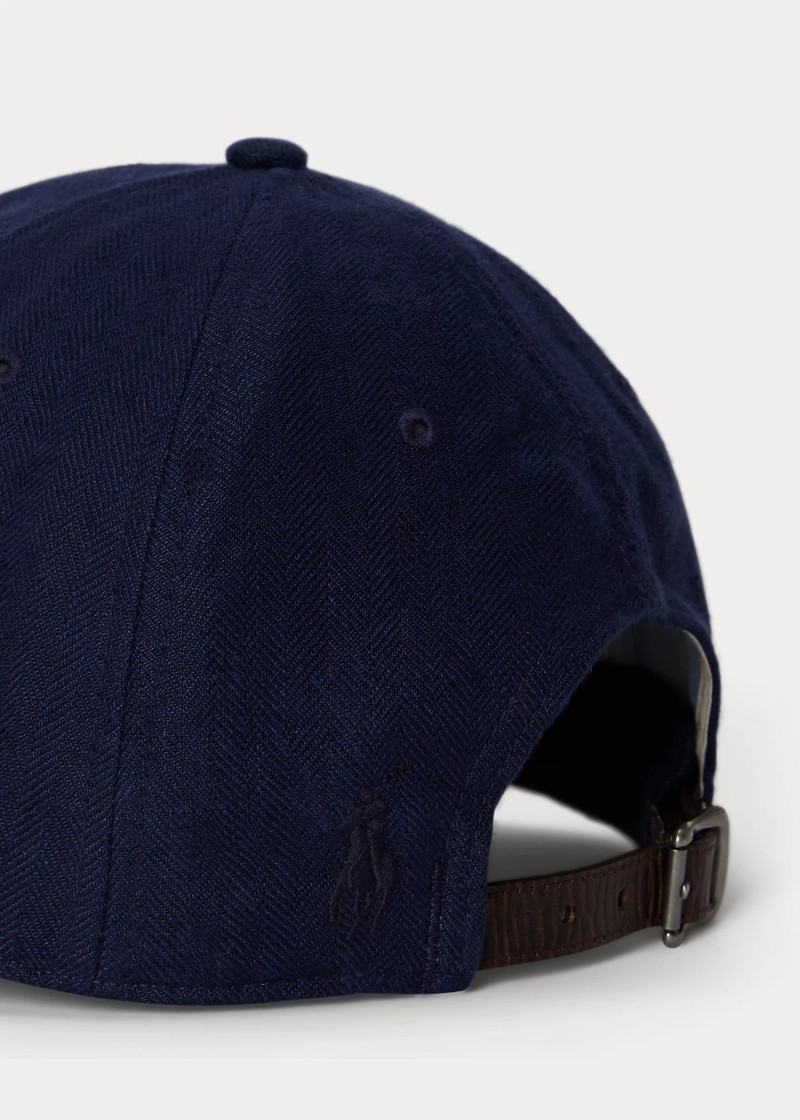 Linen Herringbone Ball Cap 3