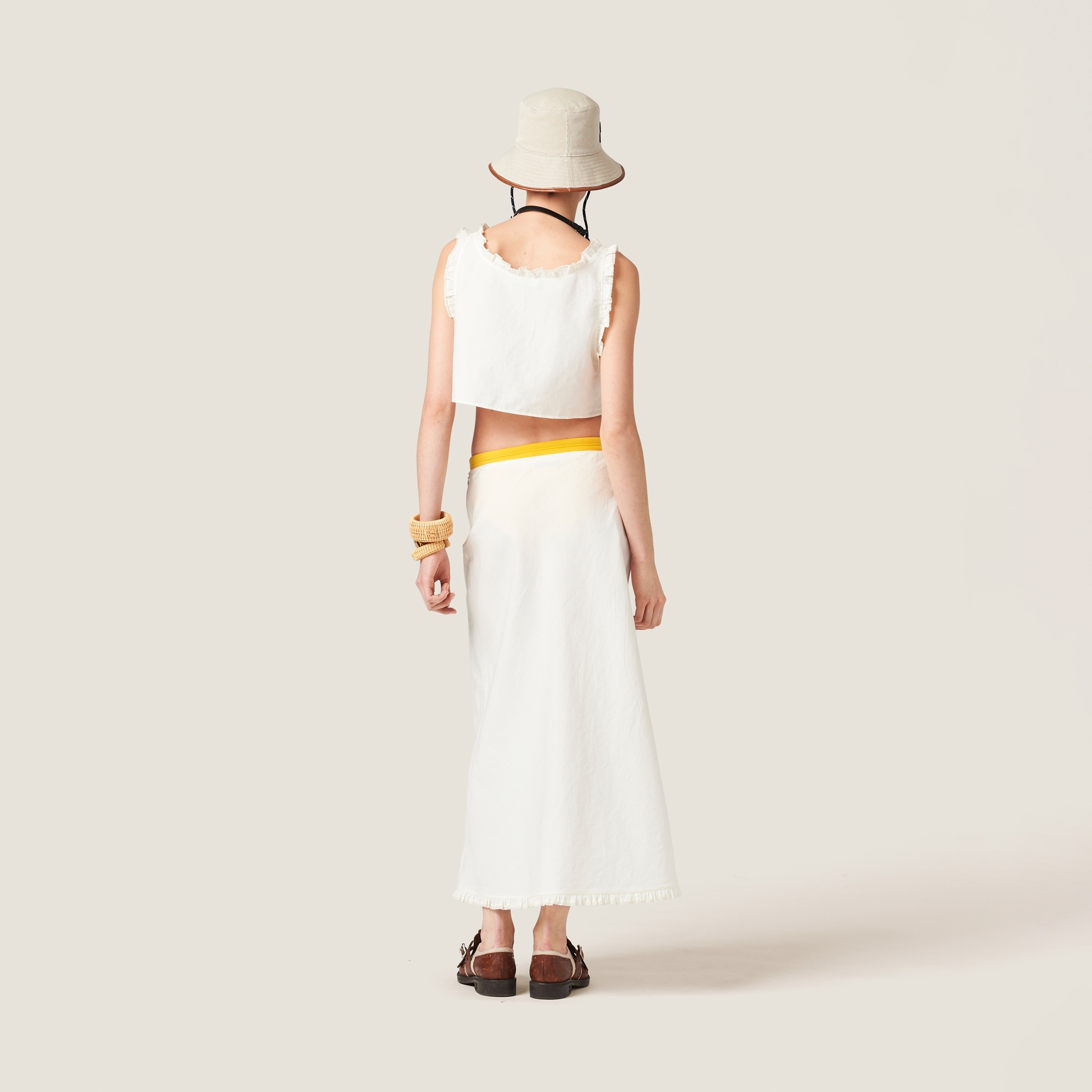 Slubbed canvas top - 3