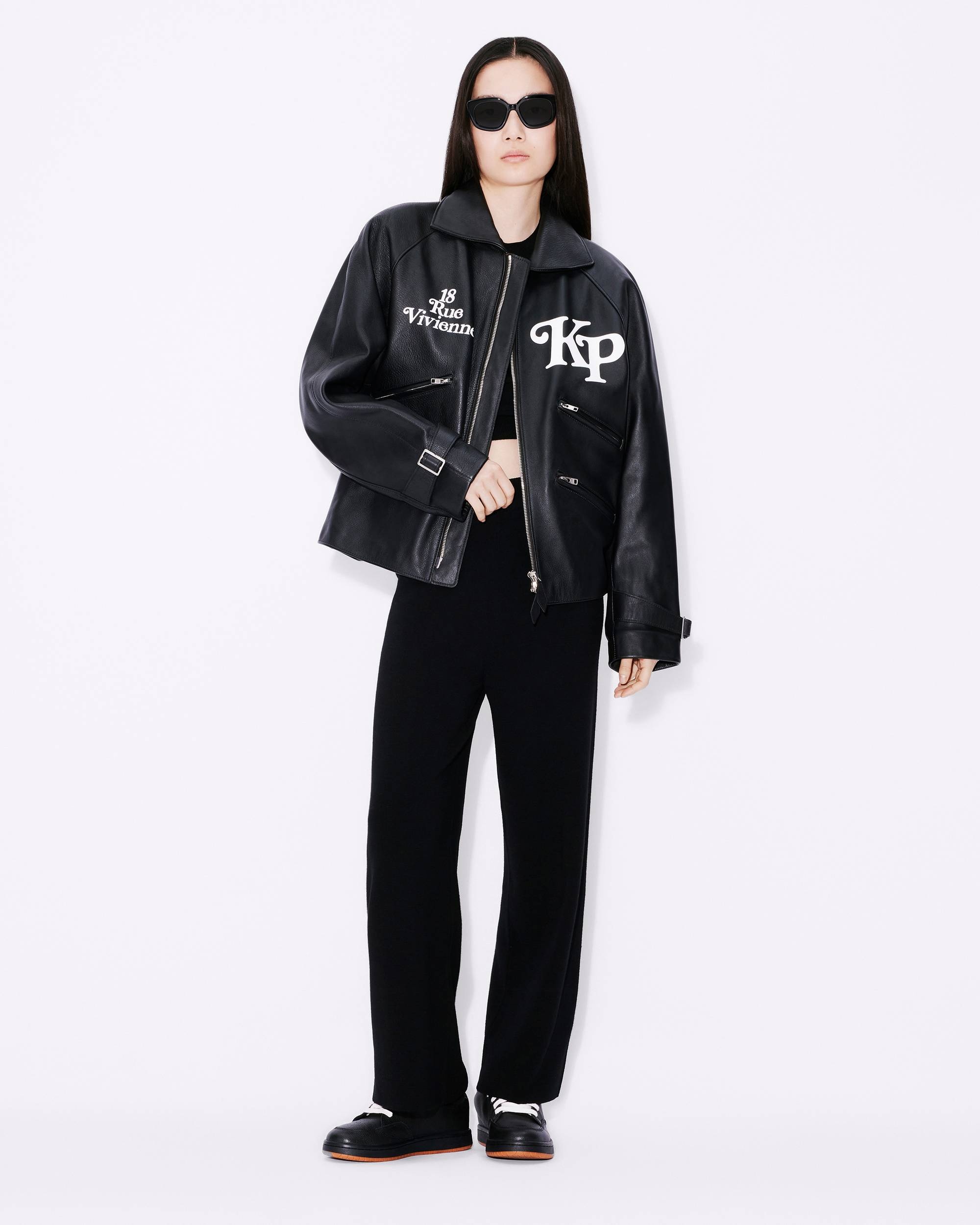 'Boke Flower Crest' embroidered trousers - 3