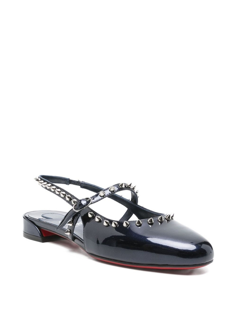 Christian Louboutin Sweet Janispikes studded slingback flats outlook