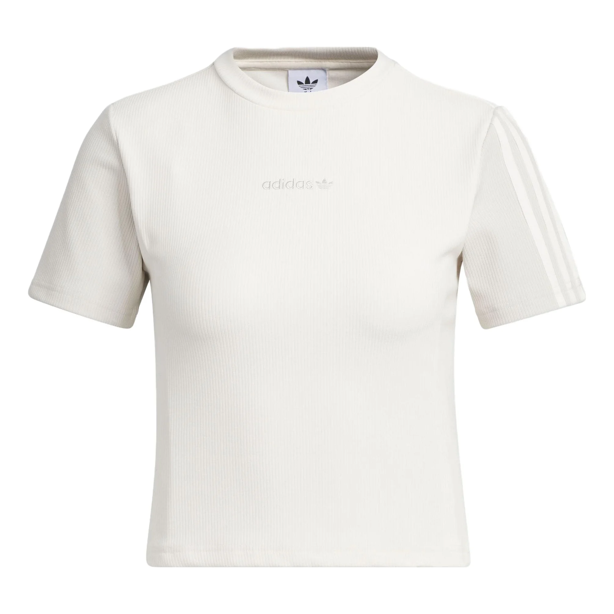 (WMNS) adidas originals Crop Tee 'White' IU4847 - 1