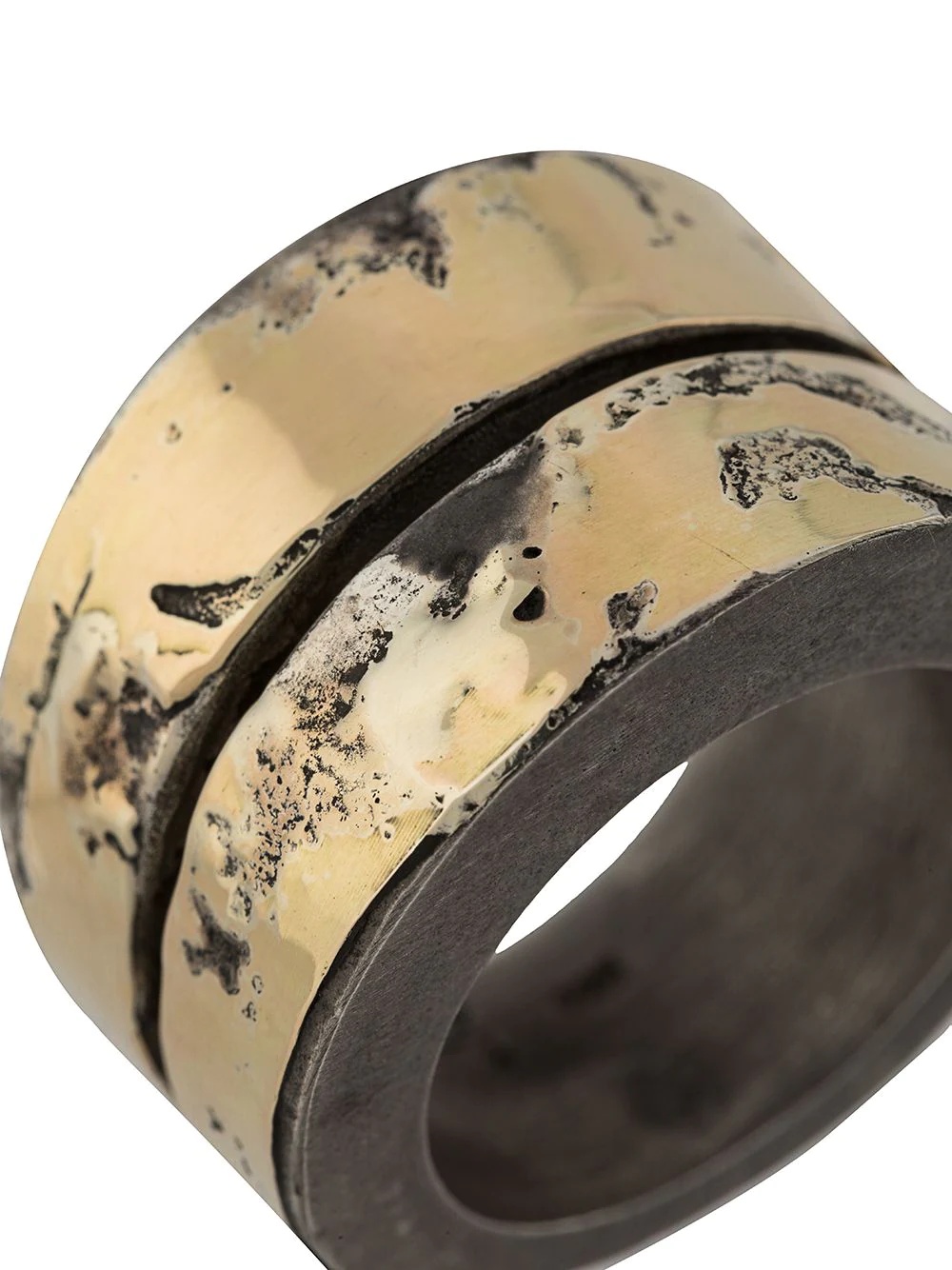 Crevice thick-band ring - 3