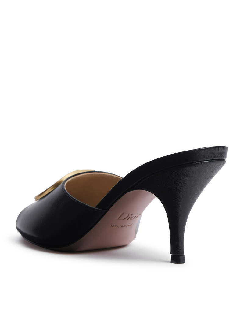 LAMBSKIN INITIALS HEEL SANDAL 3