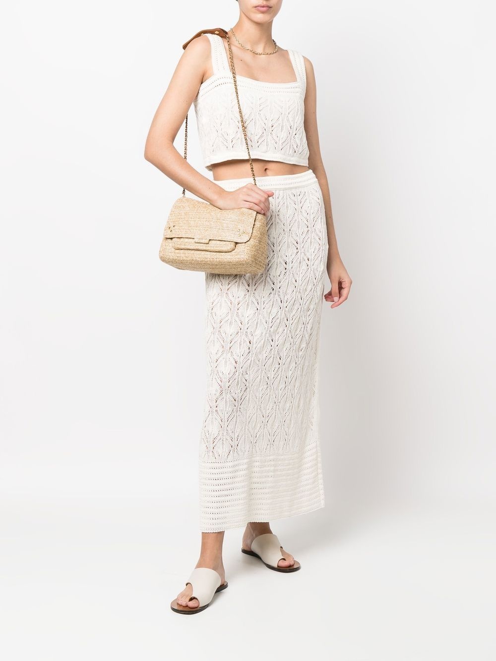 Amon crochet-knit maxi skirt - 2