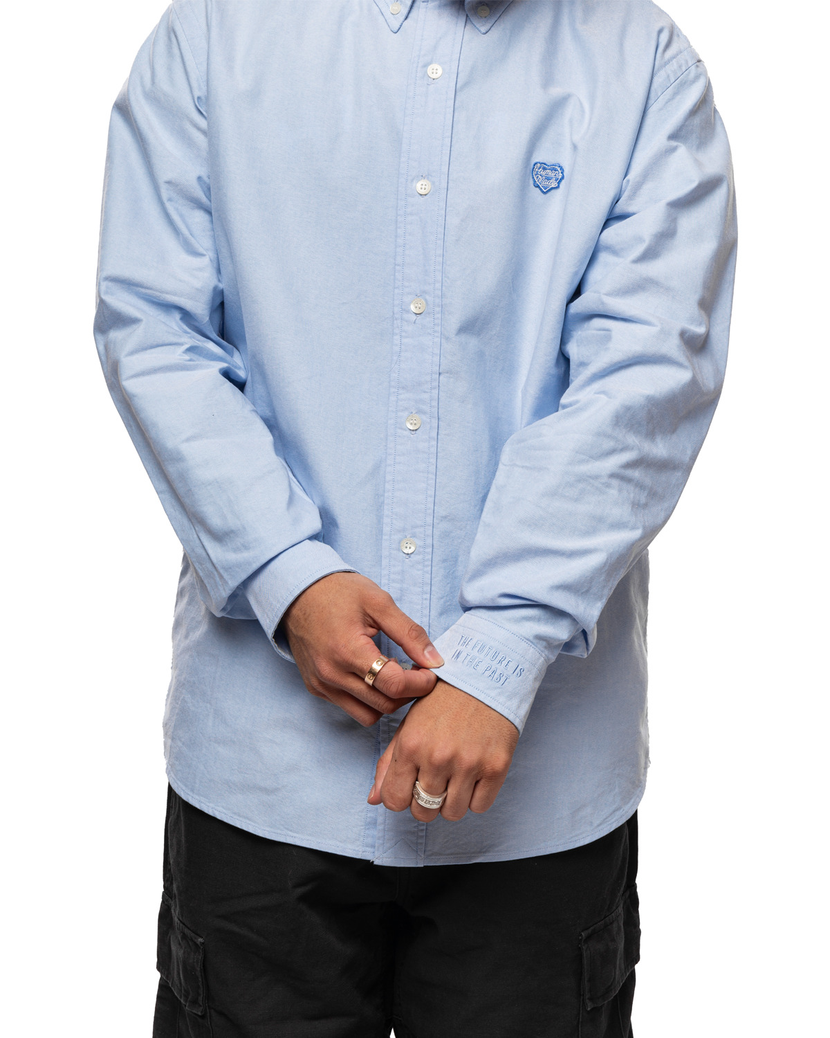 Oxford BD Shirt Blue - 4