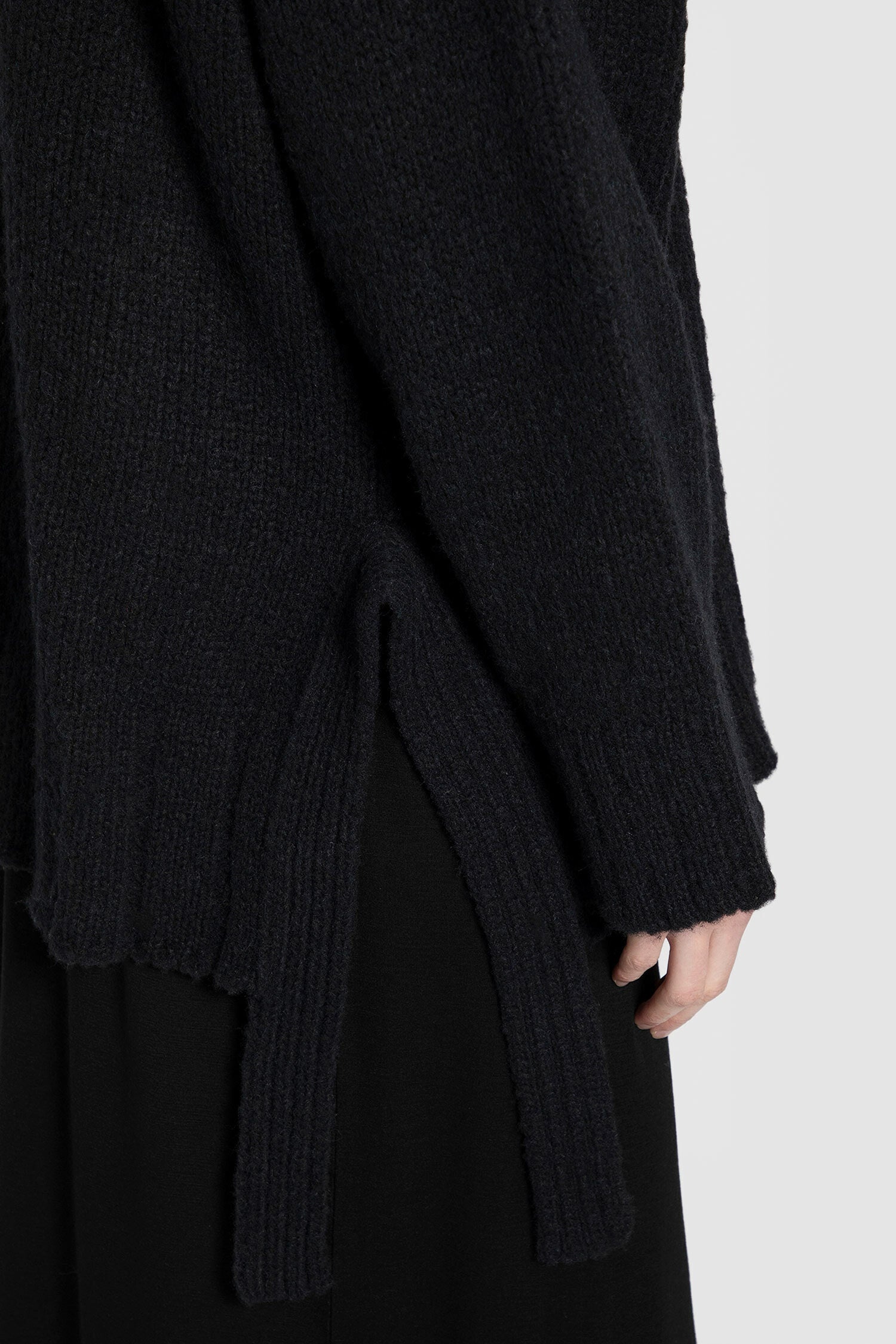 YOHJI YAMAMOTO WOMAN BLACK KNITWEAR - 4