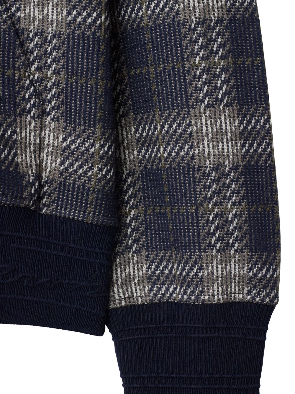 checked hoodie - 5
