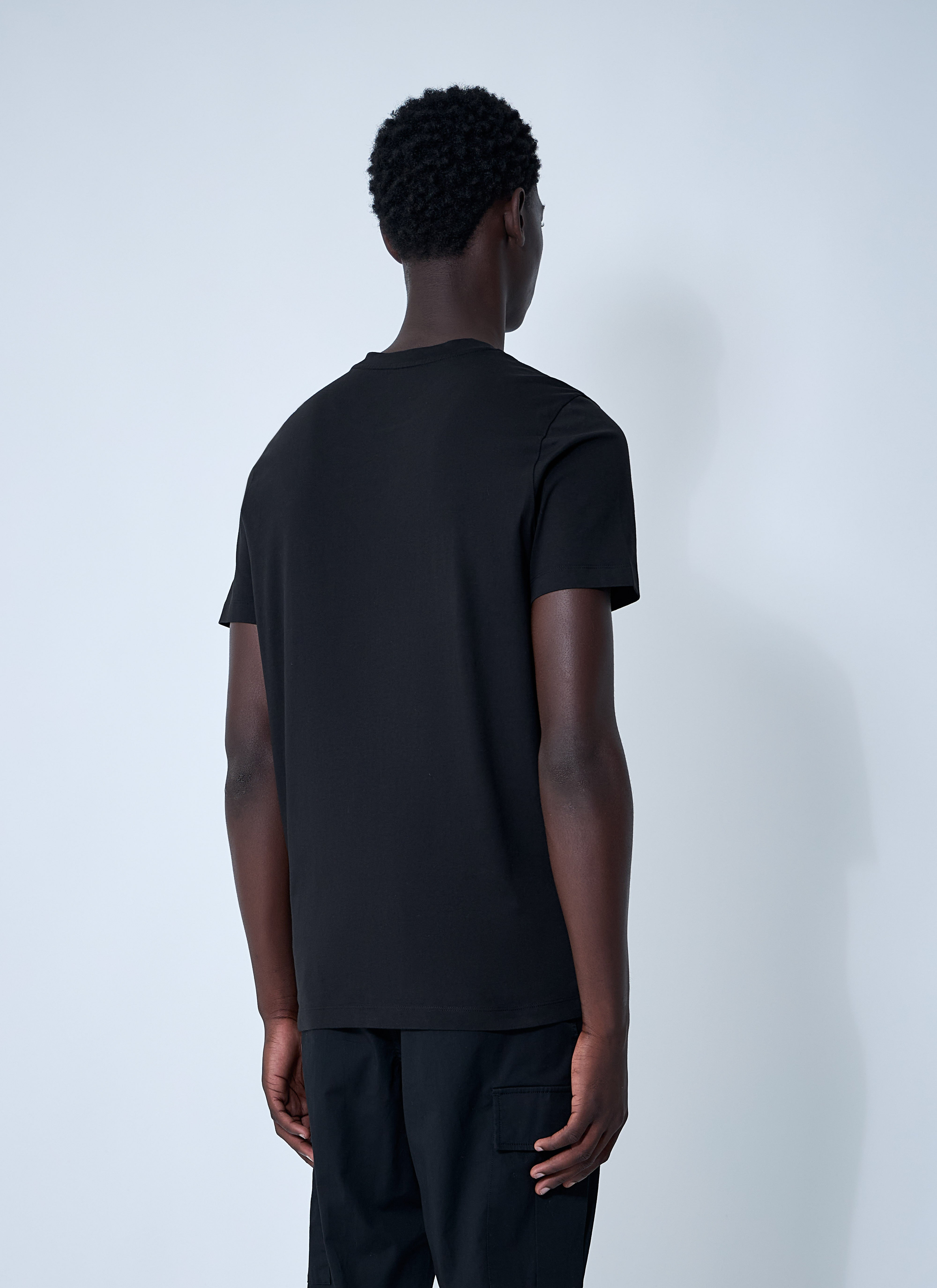 Moncler Men Logo Motif T-Shirt - 4