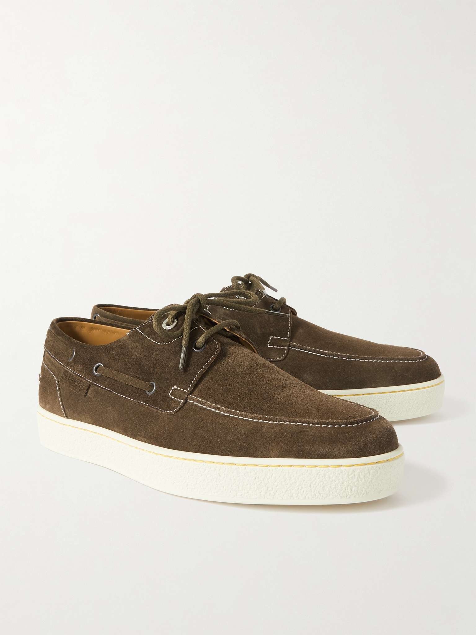 Pier Suede Boat Shoes - 4