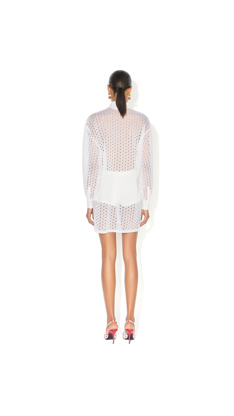 Alaïa KNITTED EYELETS TUNIC outlook